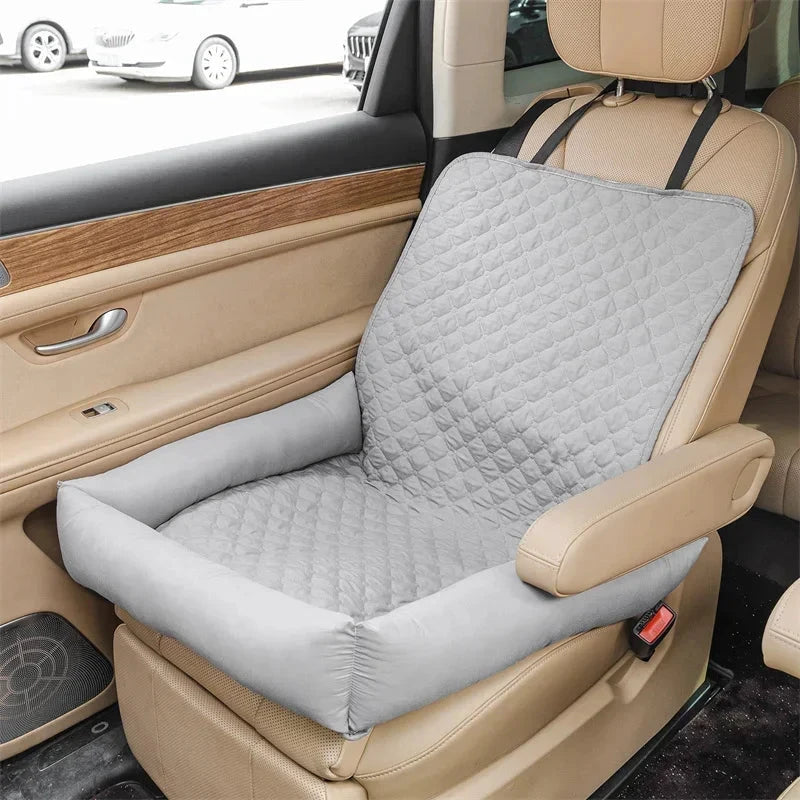 Wasserdichter Autositzbezug, graues Nylon, schmutzabweisend