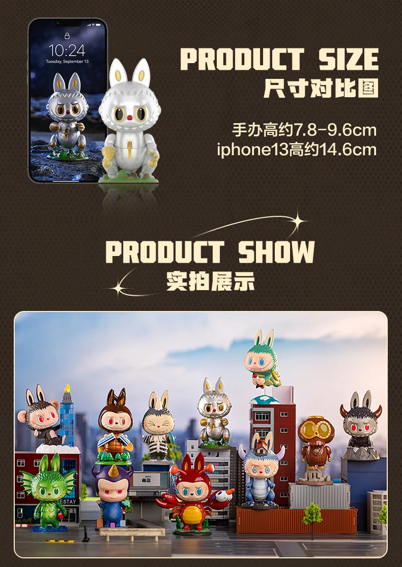 Pop Mart Labubu Monster Elf PVC Figur Blindbox