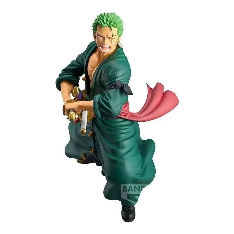 Bandai Original Banpresto Anime One Piece Grandista Roronoa Zoro PVC-Figur, Sammlerstück, Geschenkidee zum Geburtstag oder zu Weihnachten