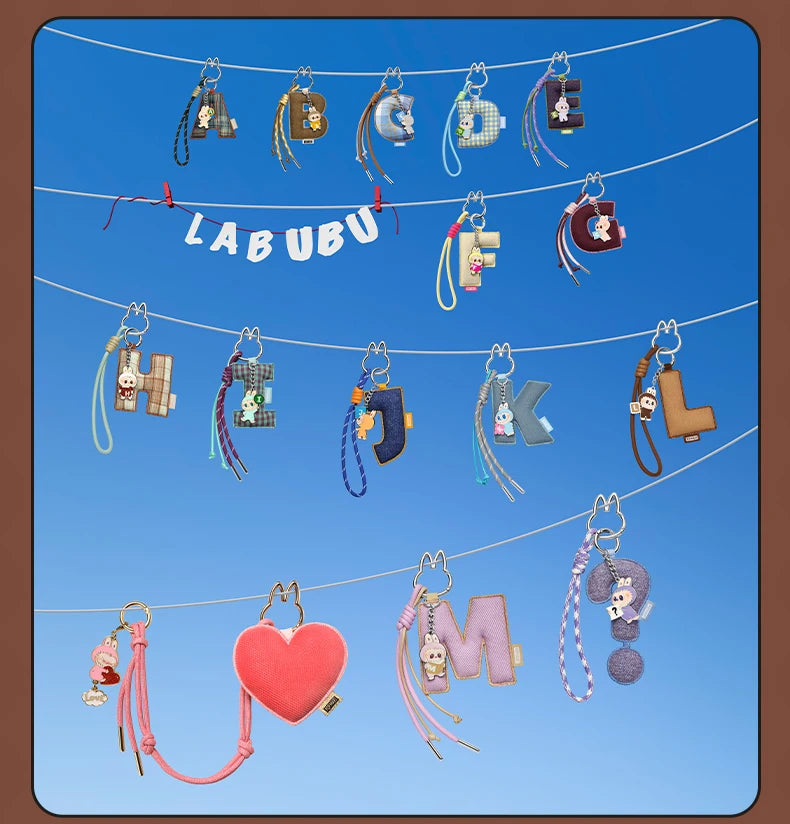 POPMART les monstres broche pour amour série lettre pendentif boîte aveugle devinez sac boîte mystère jouets poupée Anime Figure ornements cadeau by LSDLBoutique.ch