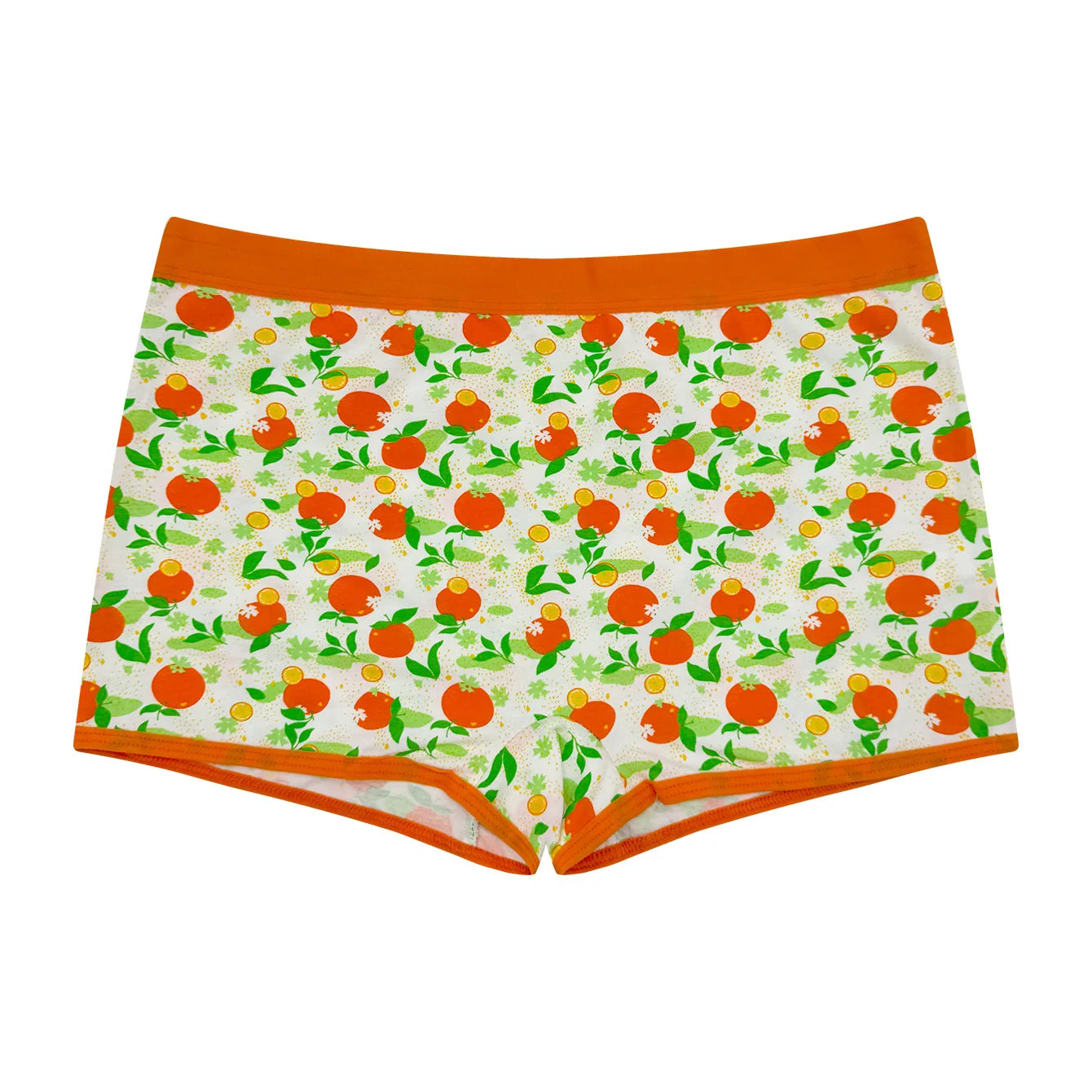 Boxers Coton Élasthanne Imprimé Fruits Fraises Oranges Cerises