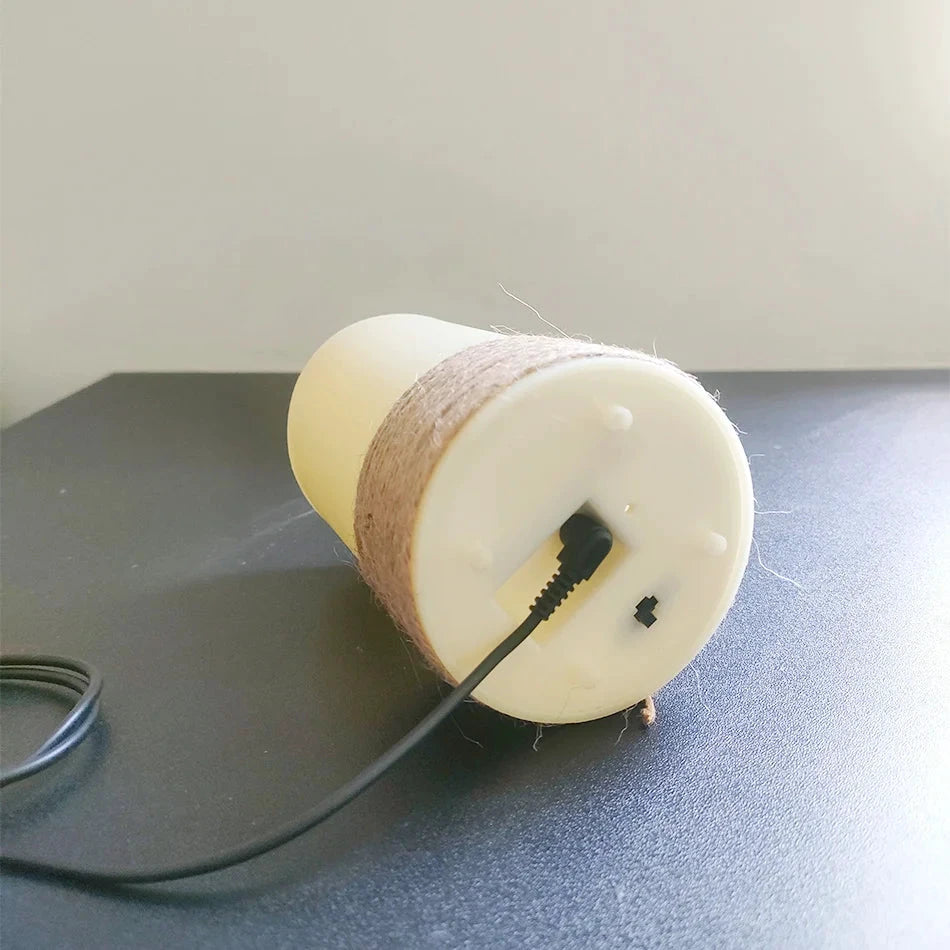 3-teiliges Set flammenloser LED-Kerzen mit USB-Fernbedienung