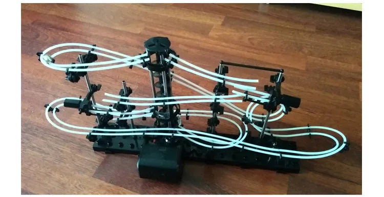 Boule de montagnes russes lumineuse Spacerail, labyrinthe de course, jeux de piste de course, niveau 2 3 4, modèle d'ascenseur électrique, jouet scientifique éducatif by LSDLBoutique.ch