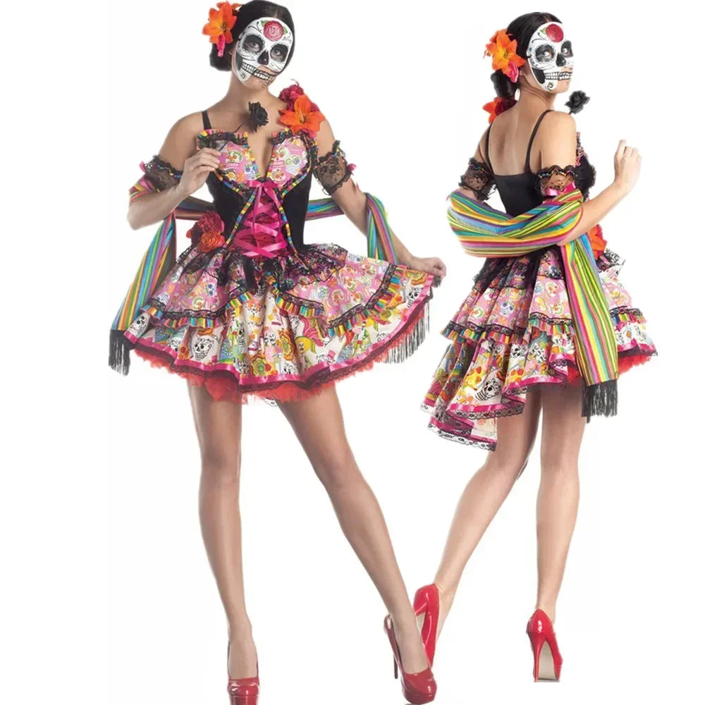 Zombie-Braut-Kostüm Tag der Toten – Halloween Damen