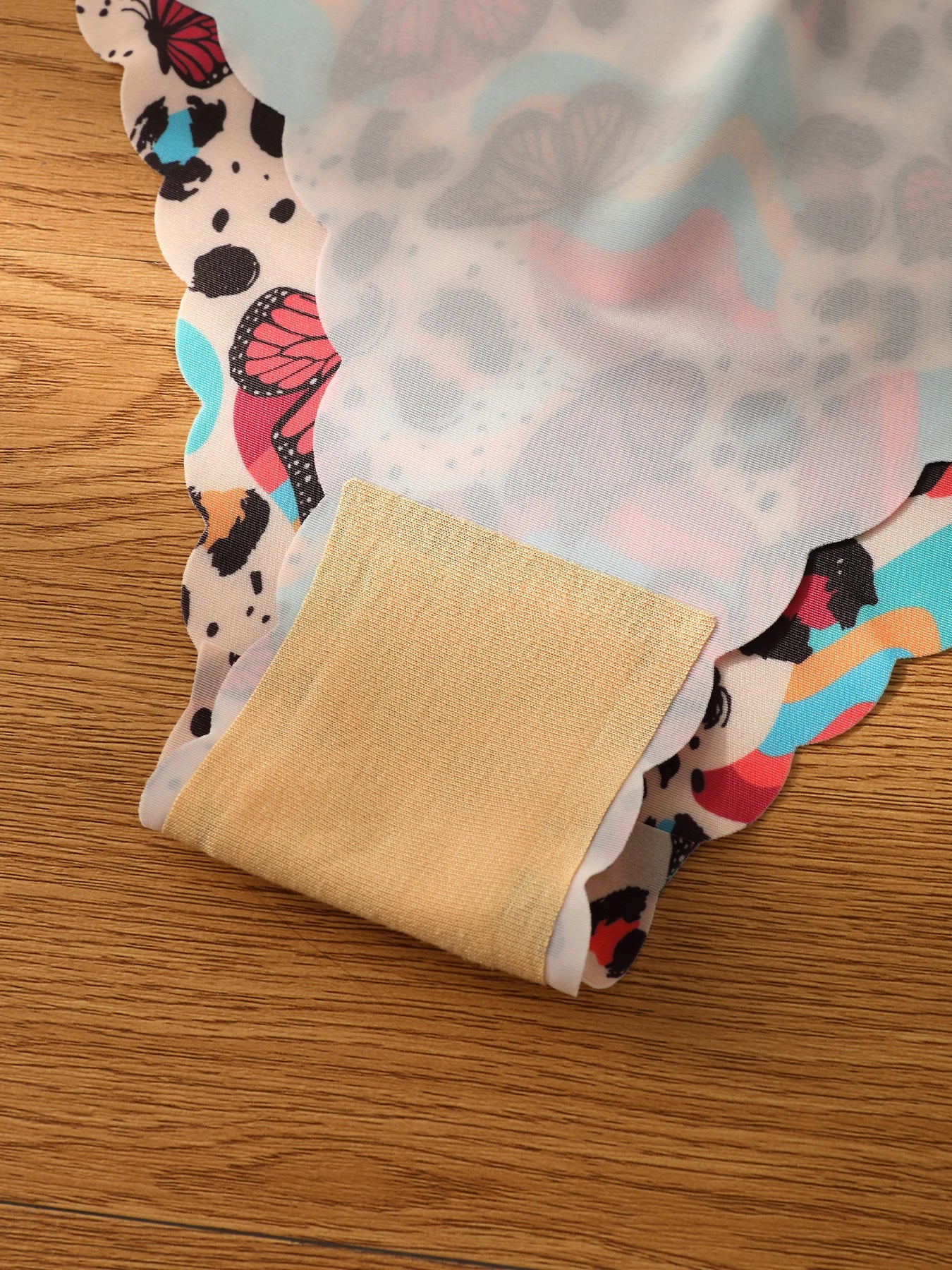 Culotte Sans Couture Triangle Ondulée Polyamide Spandex