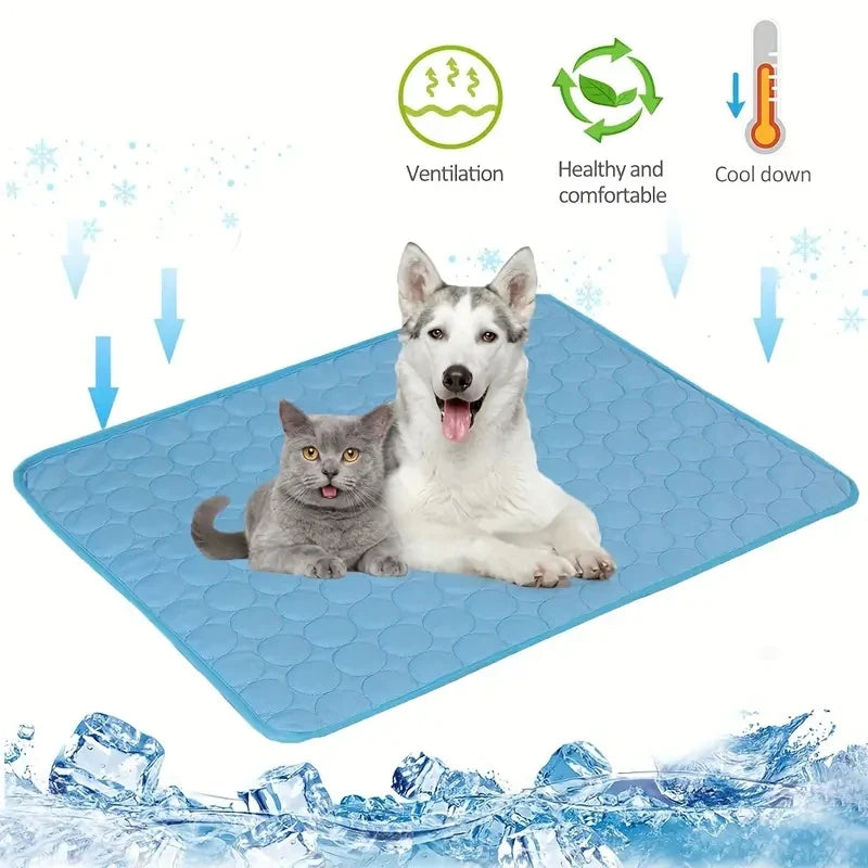 Tapis Rafraîchissant Pour Chien Auto Refroidissant Été Sans Électricité Ni Congélation Idéal Pour Petits Grands Chiens by LSDLBoutique