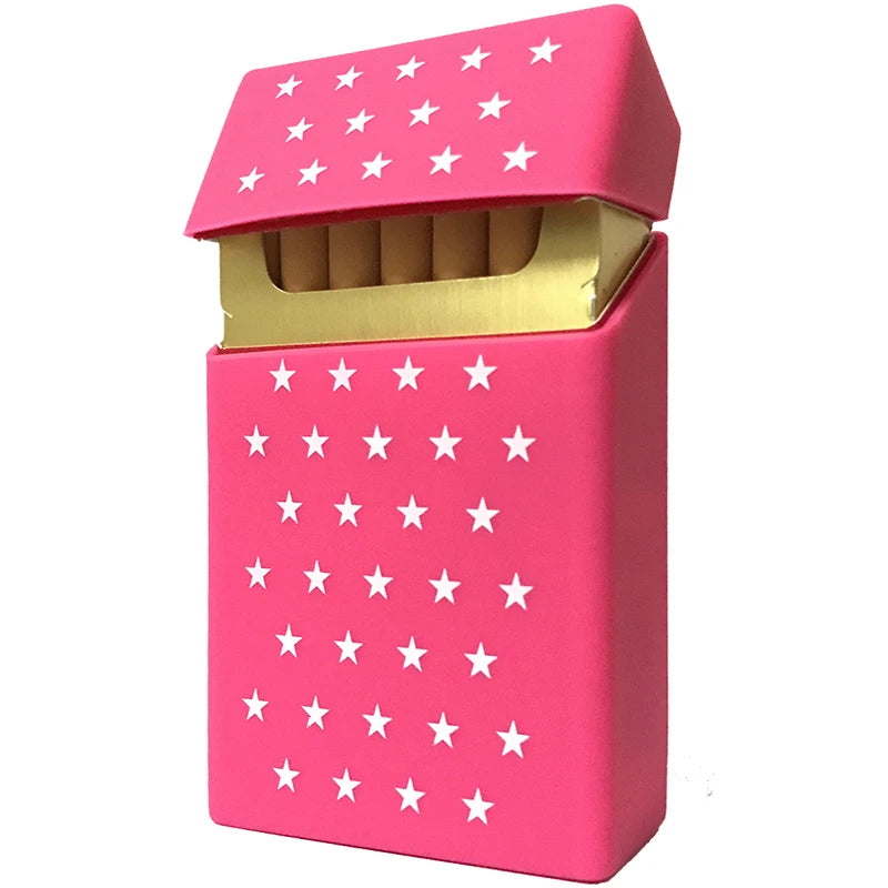 Zigarettenetui aus Silikon in Totenkopfform, Fassungsvermögen: 20 Zigaretten, für Damen und Herren