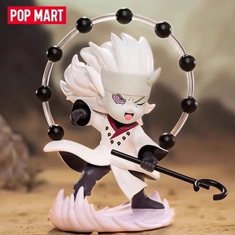 POP MART Naruto Sasuke Ninja World War Series Blind Box Toys Cute Surprise Guess Bag Doll Anime Figure Ornament Model…