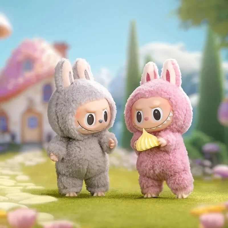 POP MART Die Monster Labubu Macaron Braune Vinylfigur