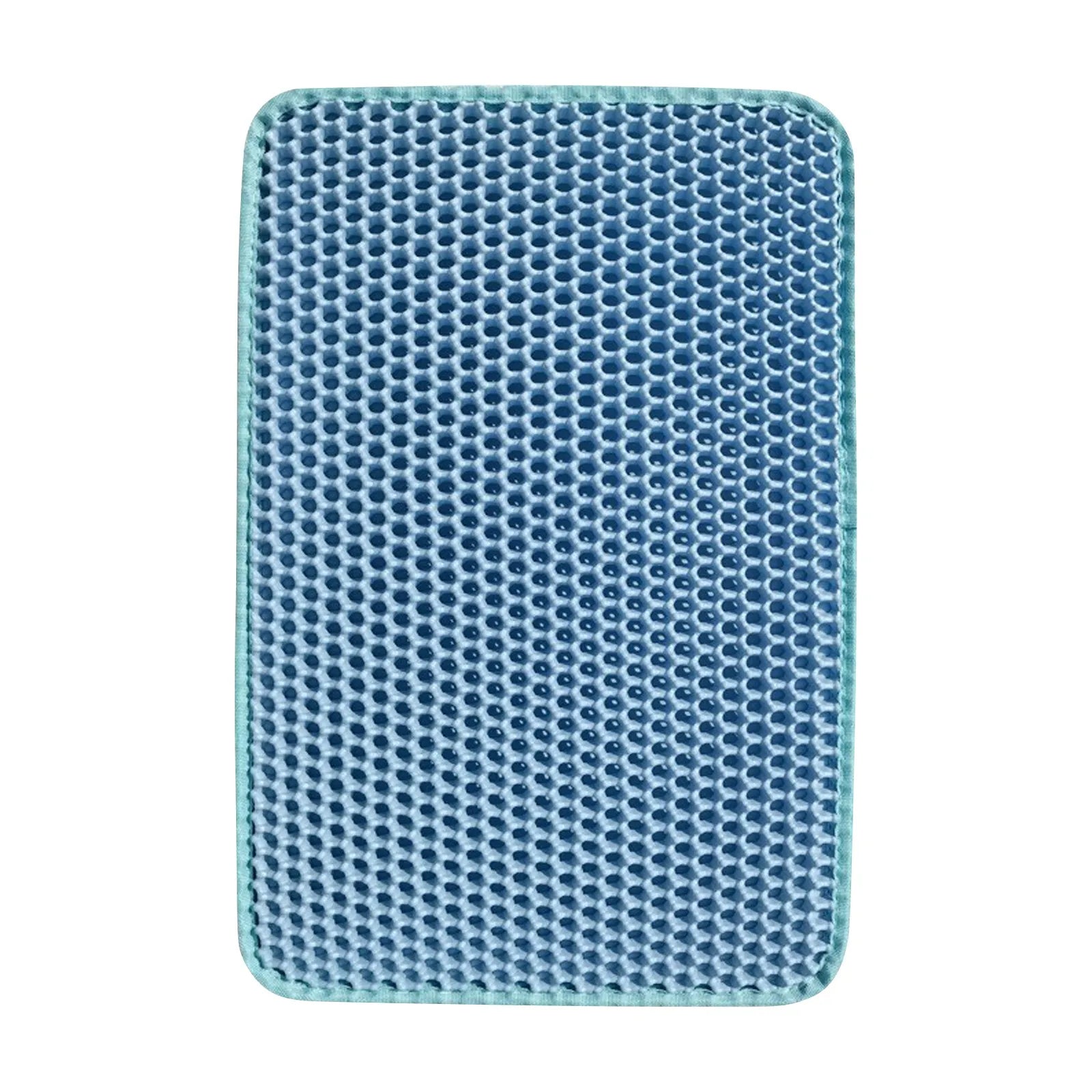 Tapis De Litière Pour Chat Antidérapant Double Couche EVA Anti Éclaboussures Hygiène Optimale by LSDLBoutique