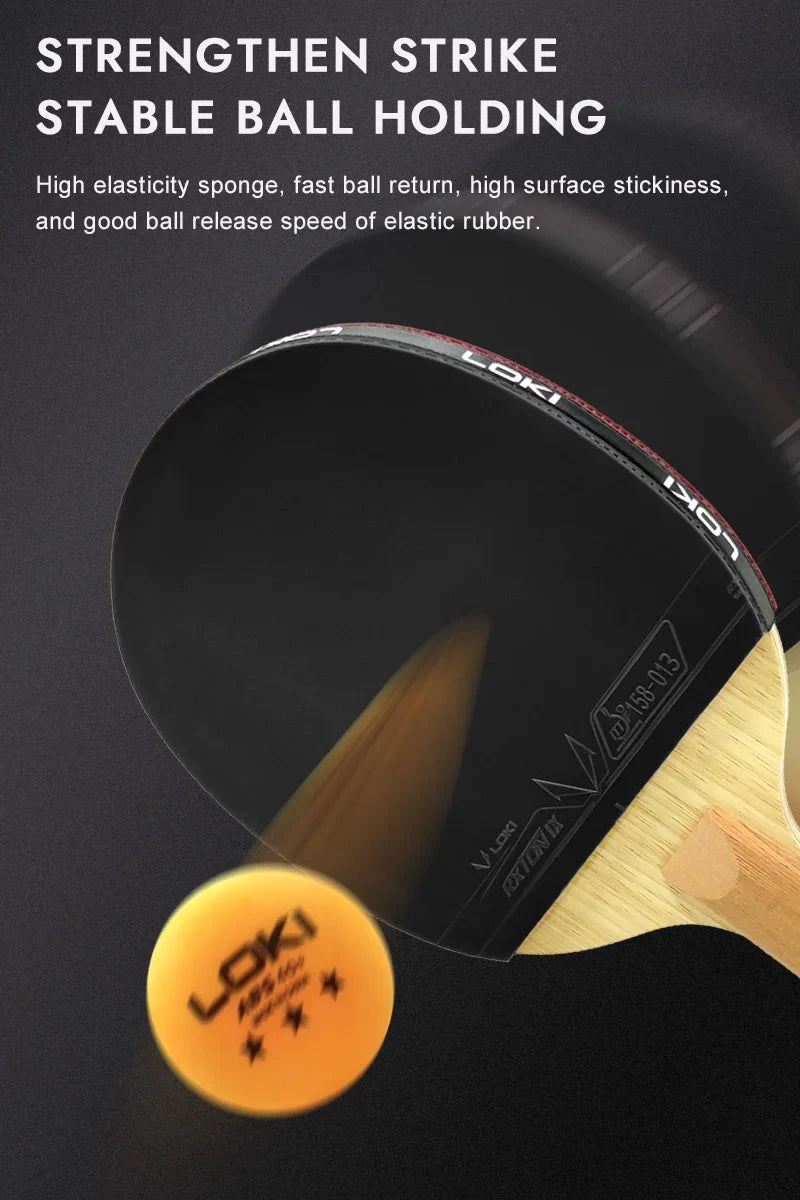 Loki Dragon Tischtennisschläger, 7-lagiges Carbonholz