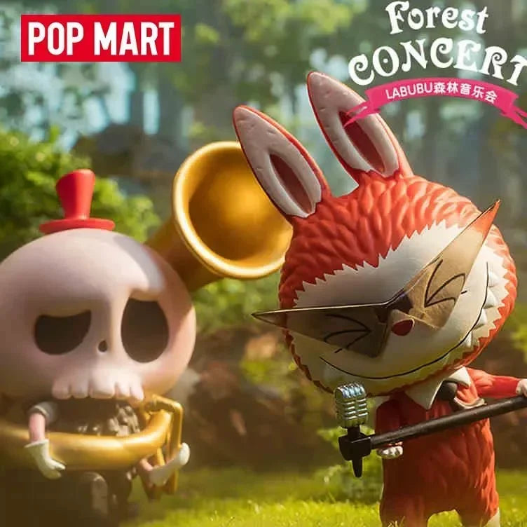 Pop Mart Labubu Forest Konzert PVC-Figurenkollektion