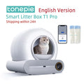 Maison de Toilette Autonettoyante Pour Chat 65L Connectée et Fermée Avec Nettoyage Automatique et Grande Capacité by LSDLBoutique