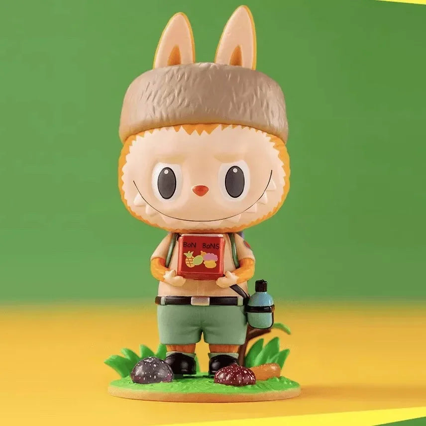 Pop Mart Labubu Candy Monsters PVC Figurine Pink Blue