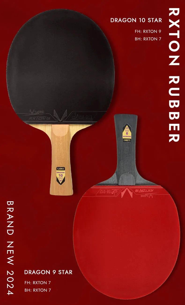 Loki Dragon Tischtennisschläger, 7-lagiges Carbonholz