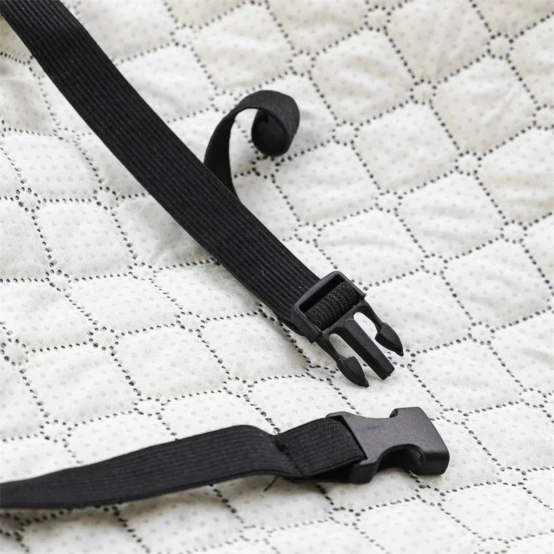 Wasserdichter Autositzbezug, graues Nylon, schmutzabweisend