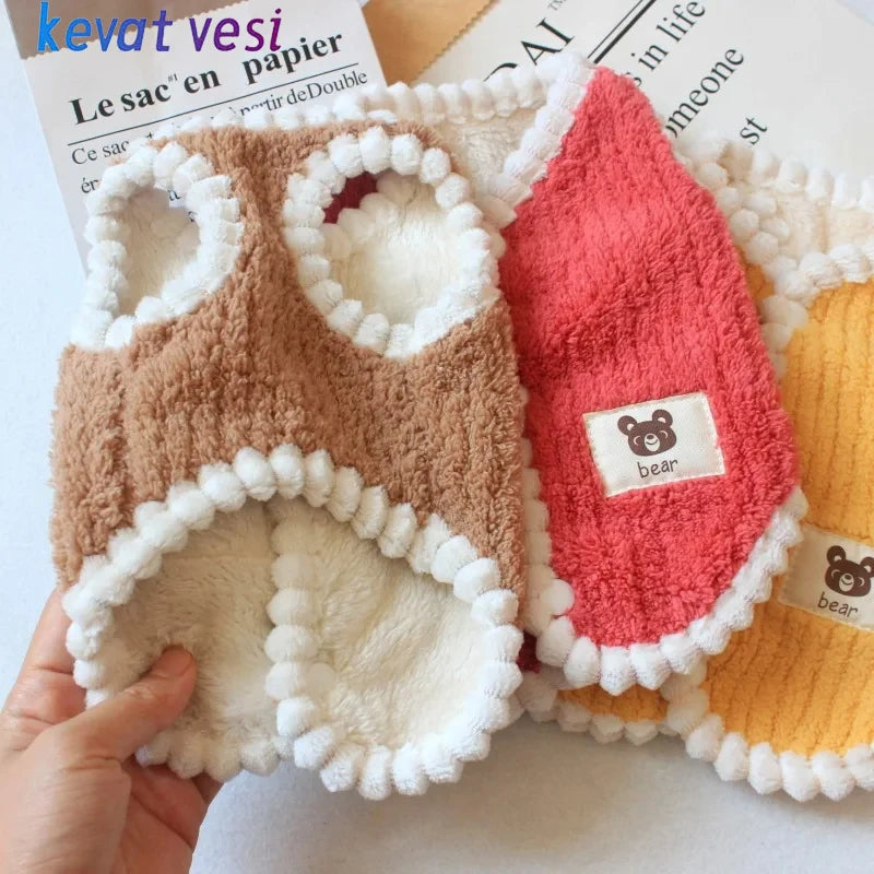 Manteau D'hiver Chien Et Chat En Polaire Douce Petite Taille