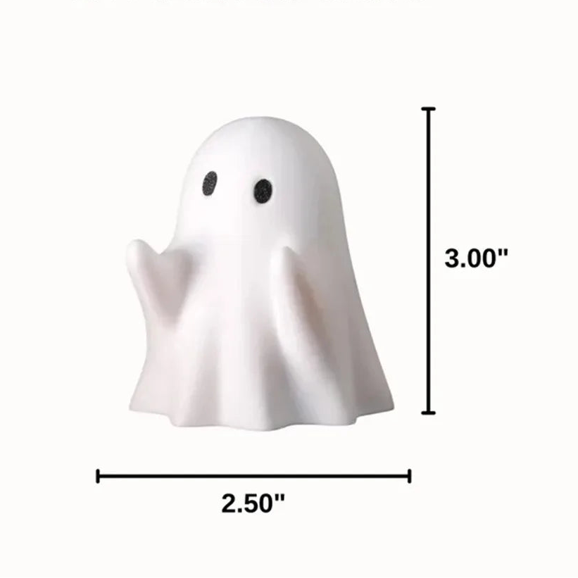 Ghost Pencil Holder – Decorative White Desk Organizer