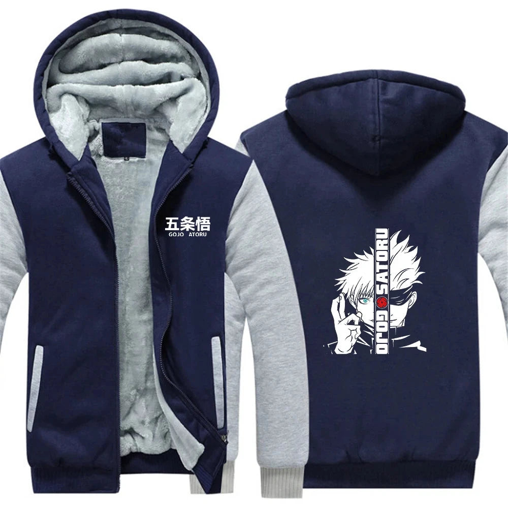 Patchwork Jujutsu Kaisen Gojo Satoru Kapuzenpullover