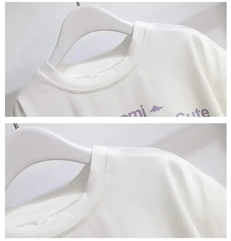 Sanrio Kuromi Kostüm Lila Faltenrock Metallkette