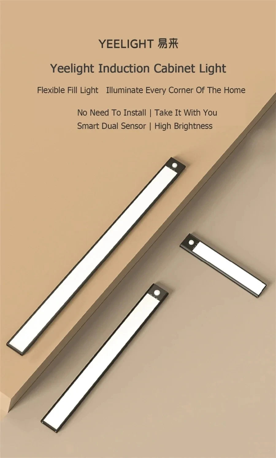 Yeelight Wiederaufladbares LED-Nachtlicht mit Bewegungserkennung