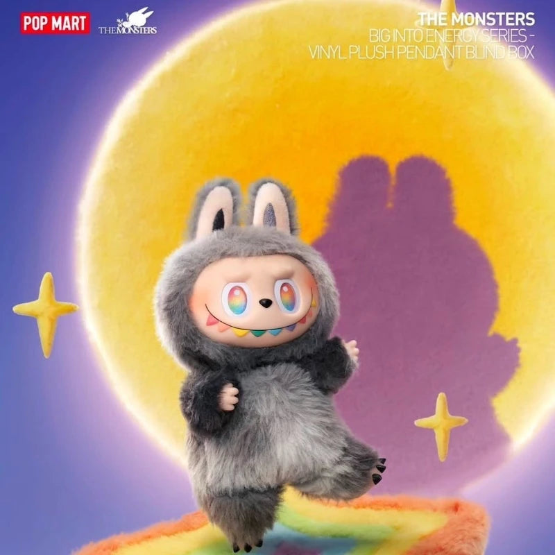 Pop Mart Labubu Big Into Energy Plüsch-Schlüsselanhänger 17 cm