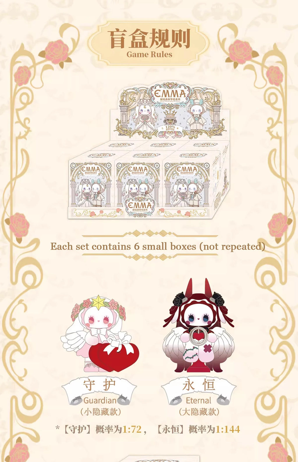 Emma Blind Box Emerald Secret Forest Cartoon Figur