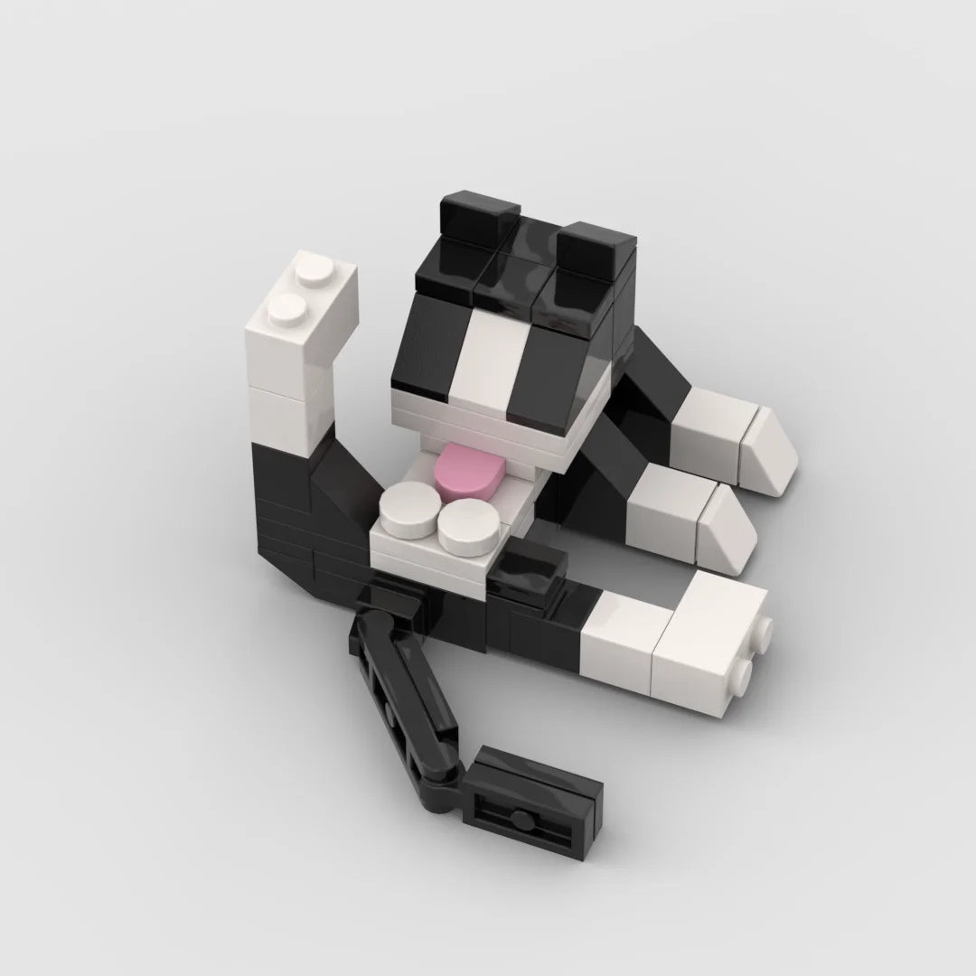 Série Animale 62 Pièces Briques MOC Chat Figures Bricolage Blocs De Construction Enfants Jeux Éducatifs Cadeau Anniversaire by LSDLBoutique.ch