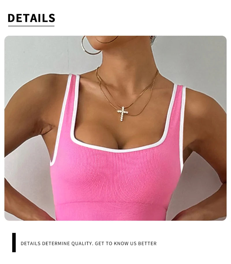 Combinaison Dos Nu Femme Yoga Nylon Spandex Séchage Rapide