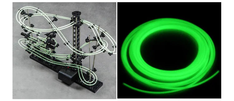 Boule de montagnes russes lumineuse Spacerail, labyrinthe de course, jeux de piste de course, niveau 2 3 4, modèle d'ascenseur électrique, jouet scientifique éducatif by LSDLBoutique.ch