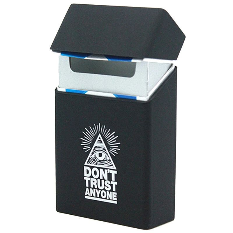 Zigarettenetui aus Silikon in Totenkopfform, Fassungsvermögen: 20 Zigaretten, für Damen und Herren