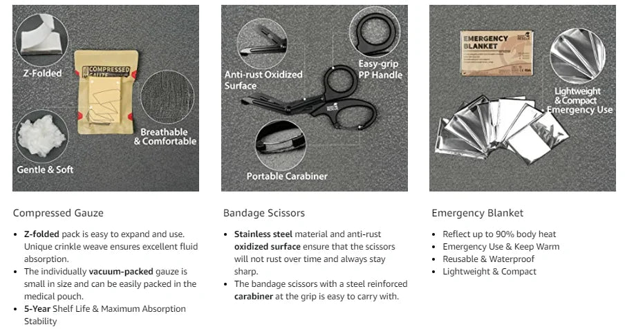 Rhino Rescue Erste-Hilfe-EDC-MOLLE-Camping-Set