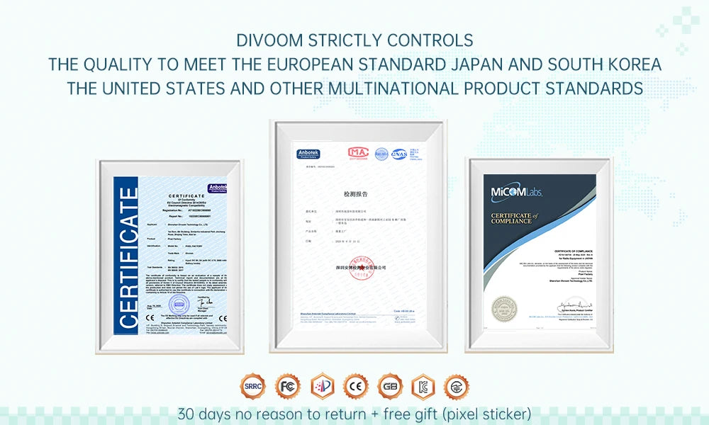 Divoom Ditoo Pro Haut Parleur Portable Pixel Art LED Rose