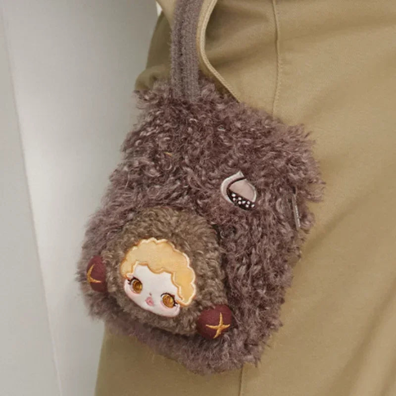 POP MART SkullPanda Mini Bag Blind Box Plush Brown