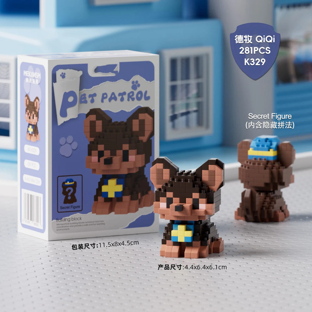 Mini Blocs De Construction Animal Chiens Chats Kit A Assembler Jouets Educatifs Pour Enfants 10 12 Ans Cadeau by LSDLBoutique.ch