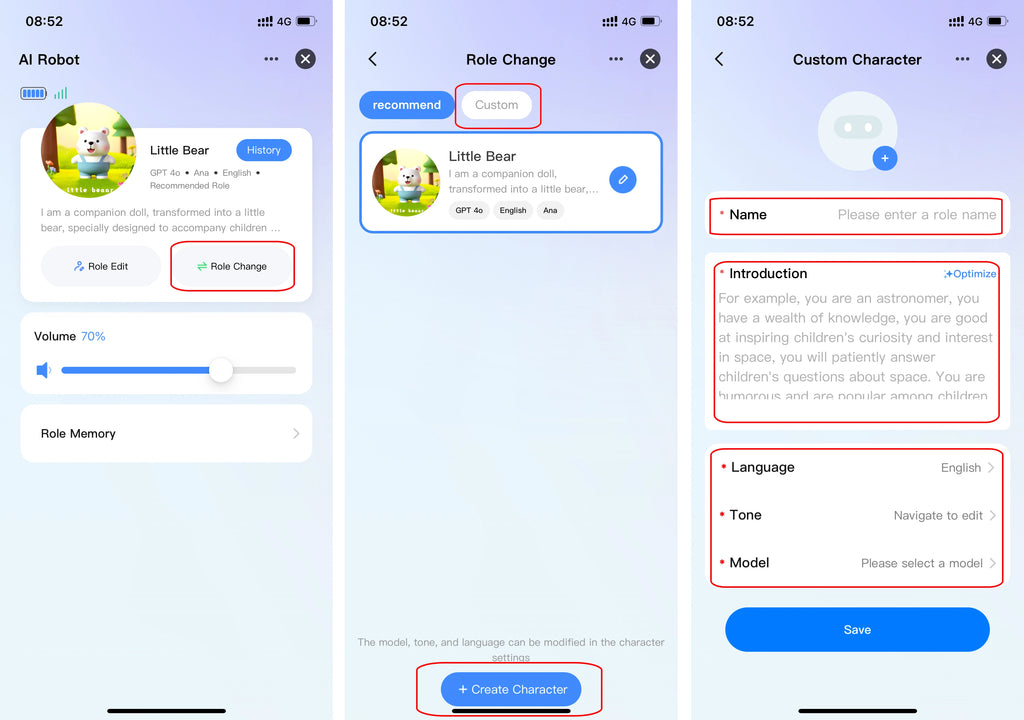 Tuya Robot Éducatif IA WiFi Reconnaissance Vocale Interactif