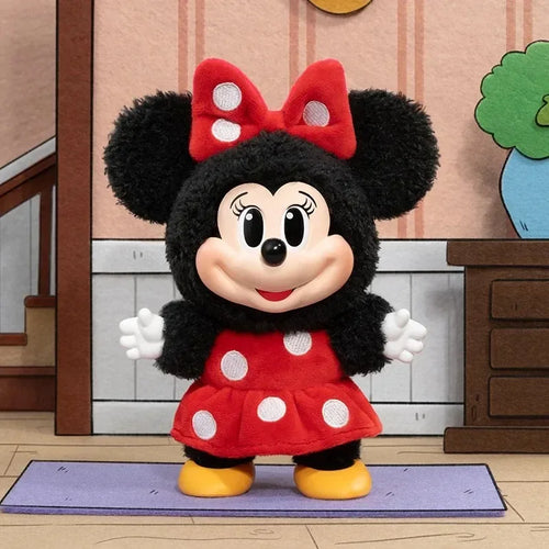 POP MART Mickey Family Cute Together — Porte-Clé Peluche Blind Box