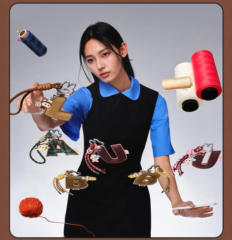 POPMART les monstres broche pour amour série lettre pendentif boîte aveugle devinez sac boîte mystère jouets poupée Anime Figure ornements cadeau by LSDLBoutique.ch