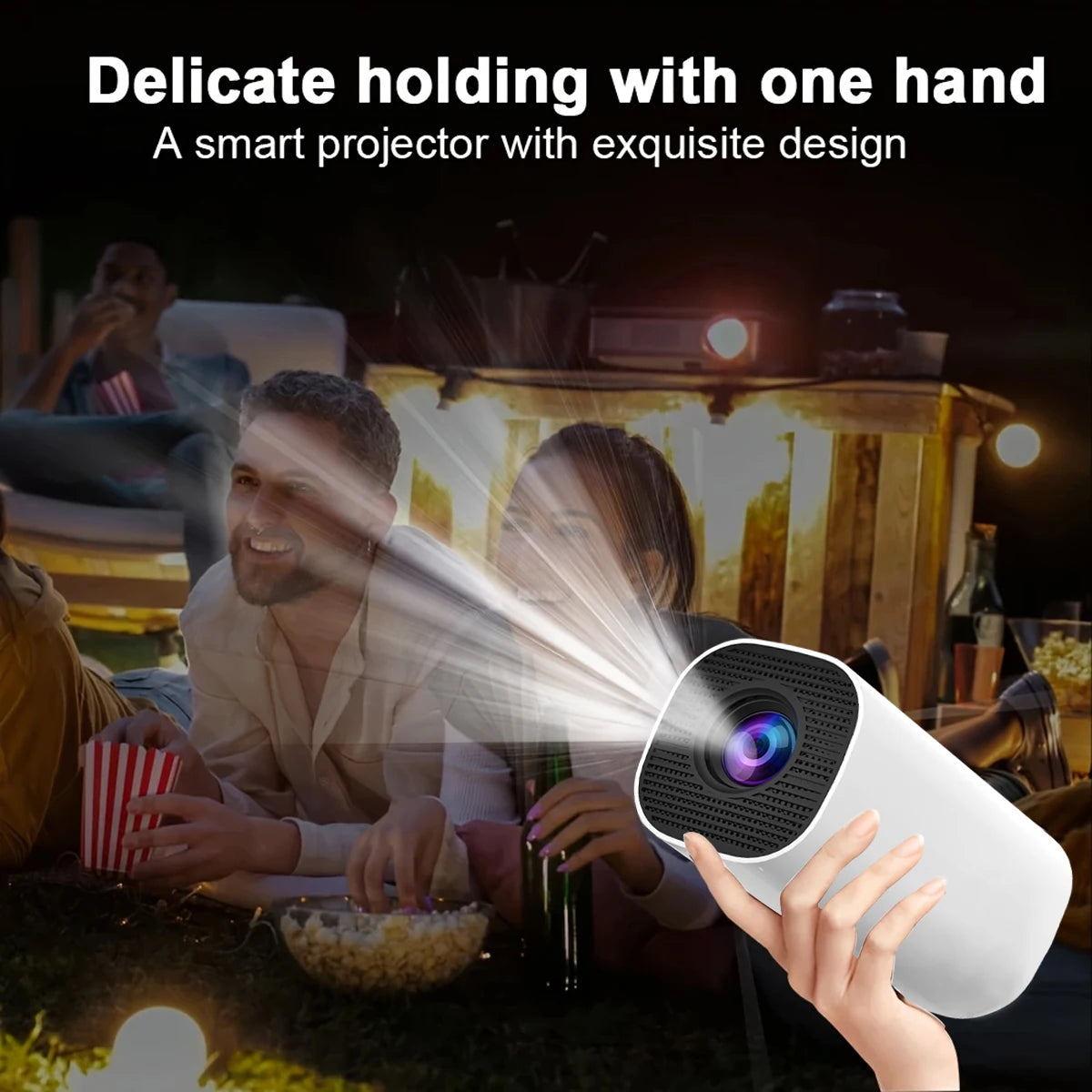 Projecteur portable WiFi 6 et Bluetooth 5.0 – 4K
