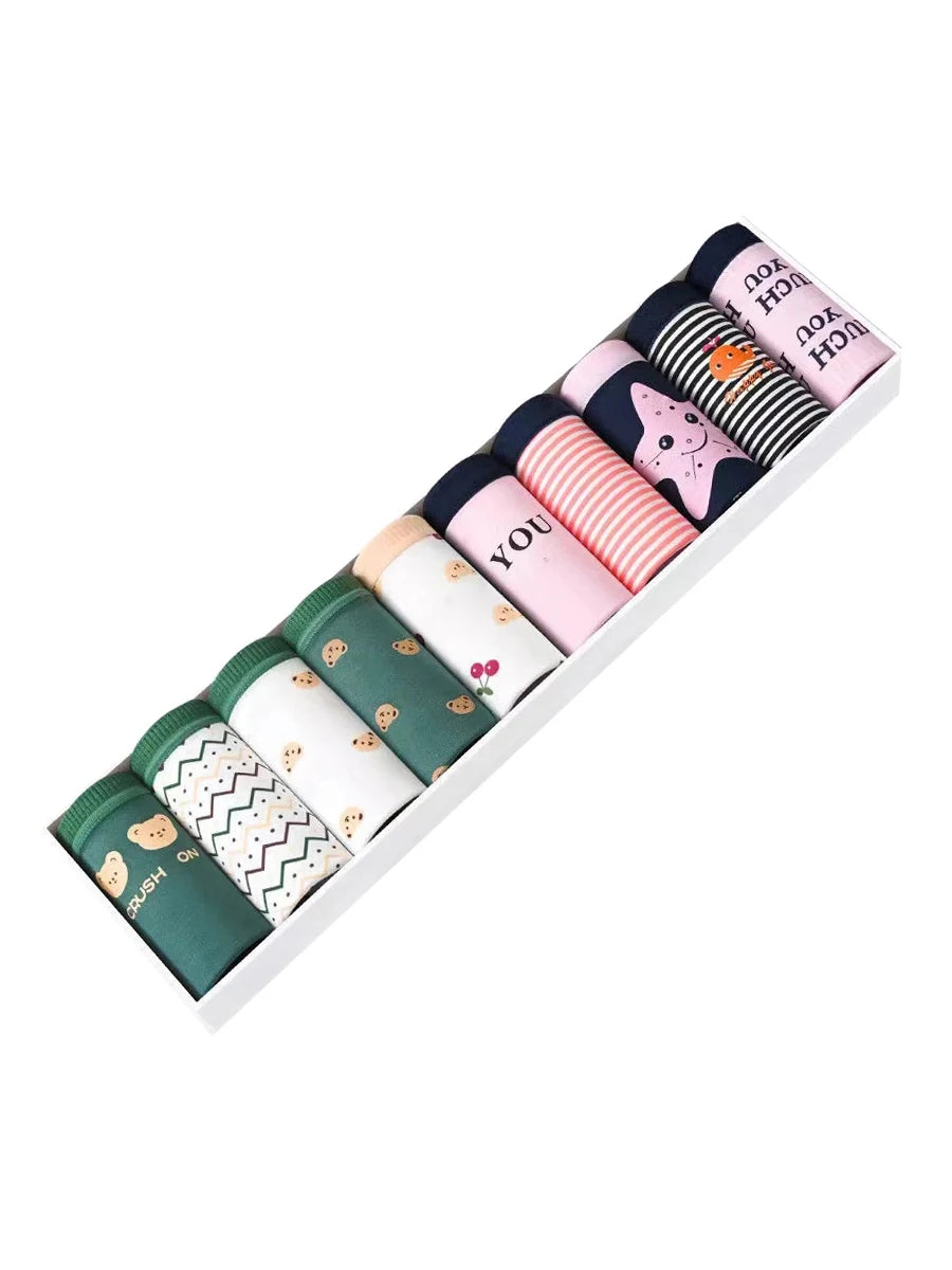 Jog MCERG Culotte Femme Coton Élasthanne Doux Lot de 10