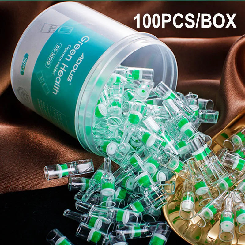 Adous Einweg-Zigarettenfilter, 600 Stück in 6 Schachteln