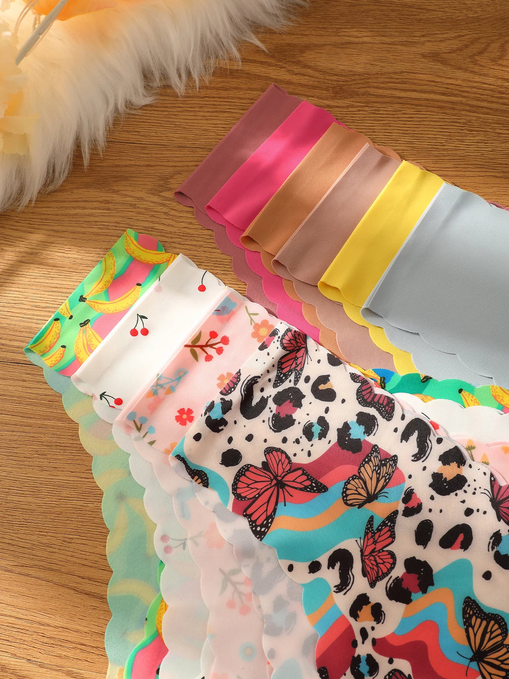 Culotte Sans Couture Triangle Ondulée Polyamide Spandex