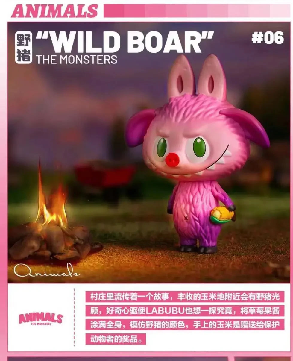 Pop Mart Labubu Brown Monster Figurine Blind Box