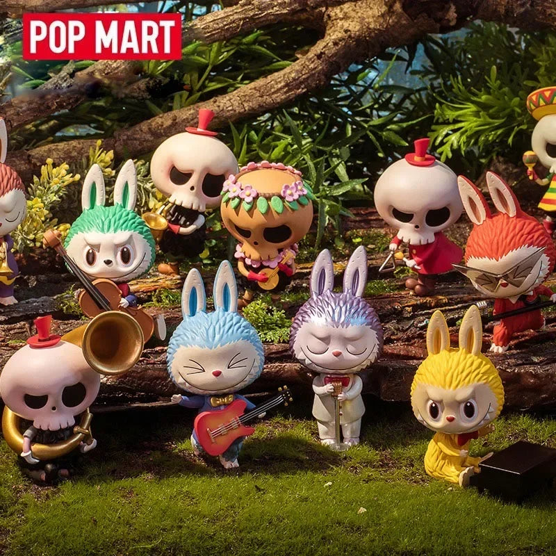 Pop Mart Labubu Forest Konzert PVC-Figurenkollektion