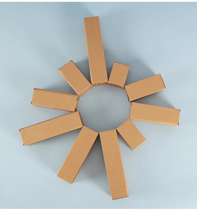 Rechteckige Verpackungskartons aus Wellpappe, 20er-Packung