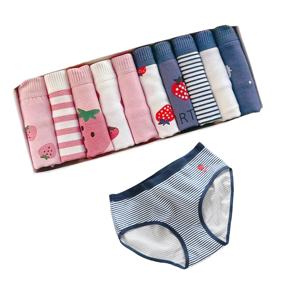 Jog MCERG Culotte Femme Coton Élasthanne Doux Lot de 10