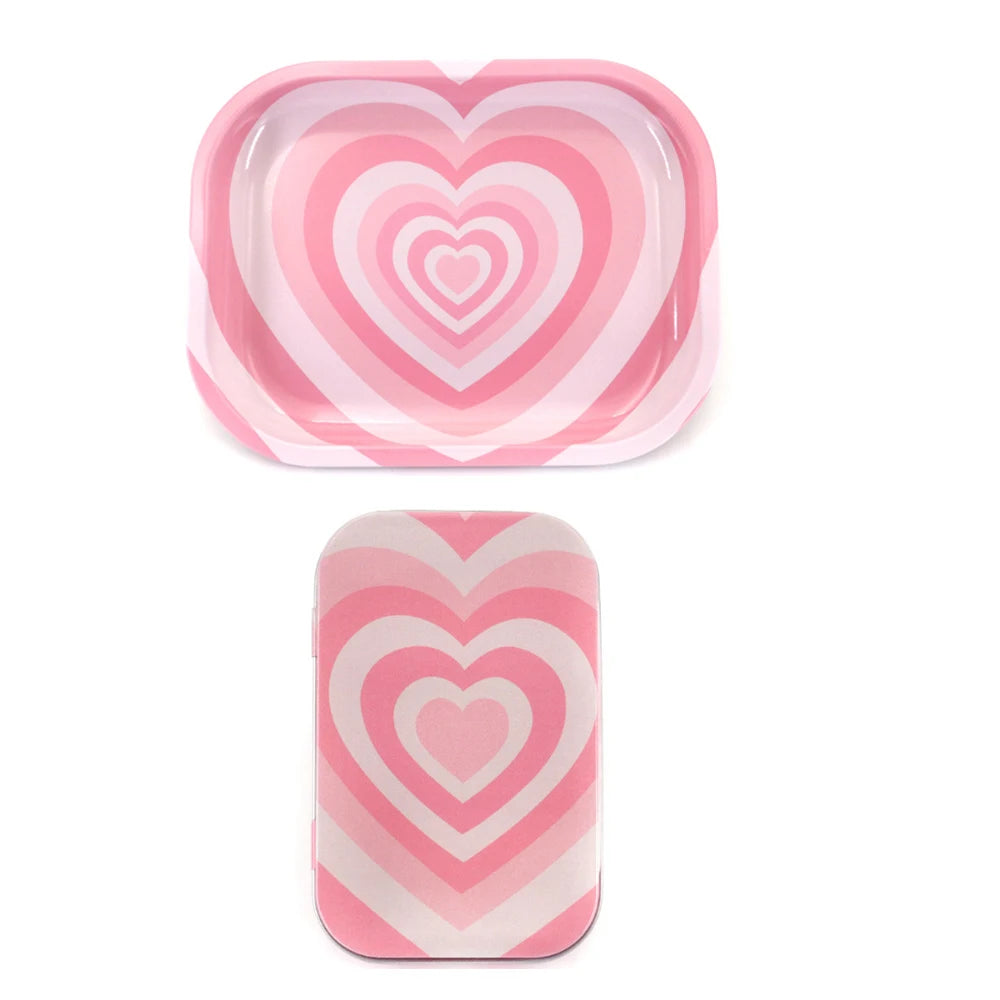 Drehunterlage 18x14 cm Weißblech für Tabak 2 Stück