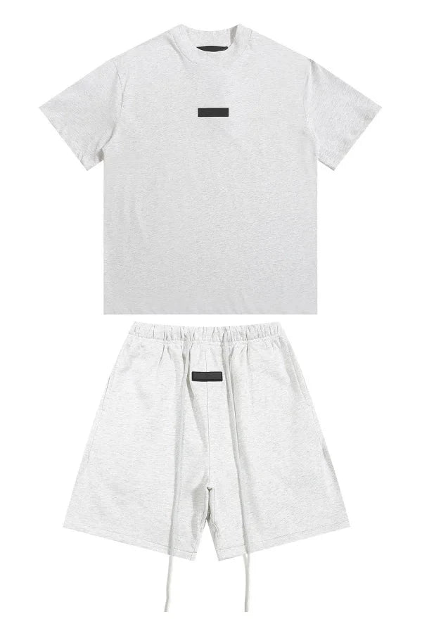 Unisex Sommer-Garten-T-Shirt und Shorts Set