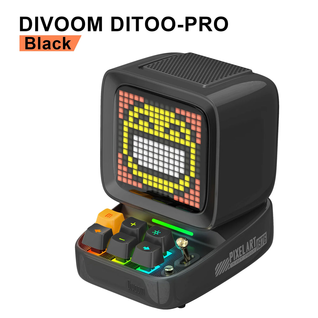 Divoom Ditoo Pro Haut Parleur Portable Pixel Art LED Rose