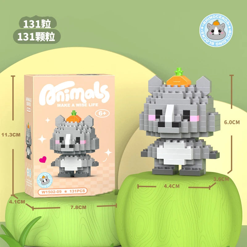 Ensemble De Briques Animaux Micro Blocs De Construction Pour Enfants Adultes Décoration Jouets Compatibles Lego ABS by LSDLBoutique.ch